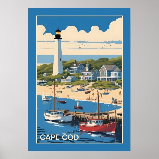 Cape Cod Massachusetts Poster (Voorkant)