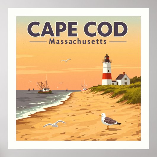 Cape Cod Massachusetts Poster (Voorkant)