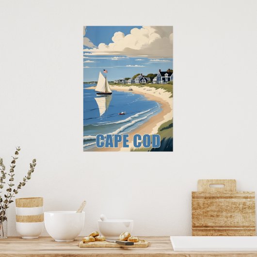 Cape Cod Massachusetts Poster (Keuken)