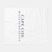 Cape Cod Massachusetts Preppy Kusthuisstijl Fleece Deken (Voorkant (Horizontaal))