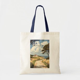 Cape Cod Massachusetts Reis Kunst Vintage Tote Bag