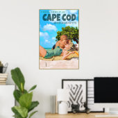 Cape Cod Massachusetts Reisposter Marilyn Poster (Thuiskantoor)