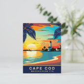 Cape Cod, Massachusetts, reizen Briefkaart (Staand voorkant)
