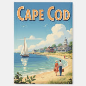 Cape Cod Massachusetts Reizen Magneet (Voorkant)