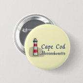 Cape Cod Massachusetts Ronde Button 5,7 Cm (Voorkant /achterkant)