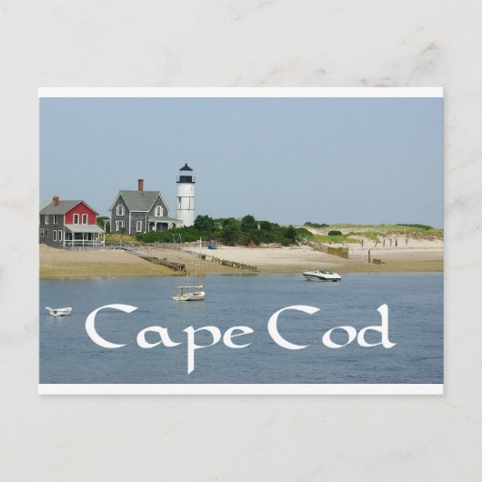 Cape Cod, Massachusetts - Sandy Neck Lighthouse Briefkaart (Voorkant)