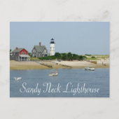 Cape Cod, Massachusetts - Sandy Neck Lighthouse Briefkaart (Voorkant)