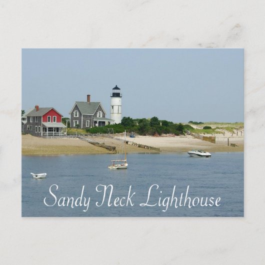 Cape Cod, Massachusetts - Sandy Neck Lighthouse Briefkaart (Voorkant)