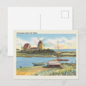  Cape Cod Massachusetts Scène Briefkaart (Voorkant / Achterkant)