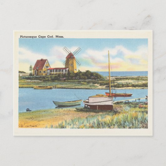  Cape Cod Massachusetts Scène Briefkaart (Voorkant)