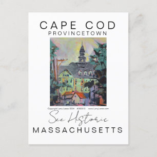 CAPE COD MASSACHUSETTS SCHILDERACHTIG REISPOSTER BRIEFKAART