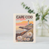 Cape Cod Massachusetts Schilderachtige Reis Kunst Briefkaart (Staand voorkant)