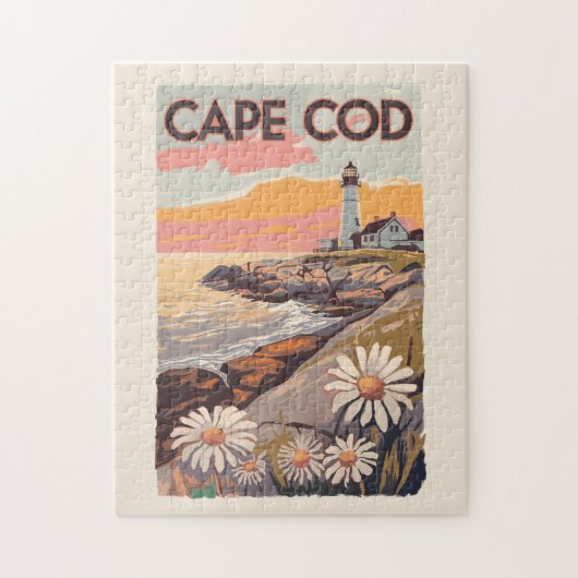 Cape Cod Massachusetts Schilderachtige Reis Kunst Legpuzzel (Verticaal)