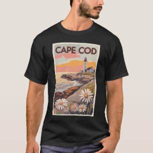 Cape Cod Massachusetts Schilderachtige Reis Kunst T-shirt