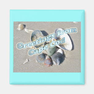 Cape Cod Massachusetts - Shell & Surf Magneet