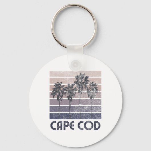 Cape Cod Massachusetts Strand Zomer Vakantie Vinta Sleutelhanger (Voorkant)