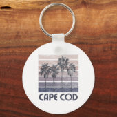 Cape Cod Massachusetts Strand Zomer Vakantie Vinta Sleutelhanger (Voorkant)