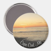 Cape Cod, Massachusetts Sunset souvenir Magnet (Voorkant / Achterkant)