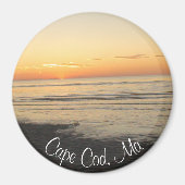 Cape Cod, Massachusetts Sunset souvenir Magnet (Voorkant)