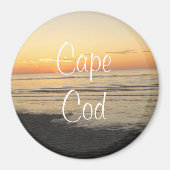Cape Cod, Massachusetts Sunset souvenir Magnet (Voorkant)
