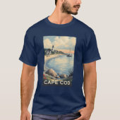 Cape Cod Massachusetts T-shirt (Voorkant)