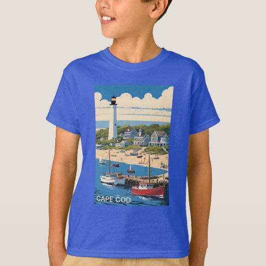 Cape Cod Massachusetts T-shirt (Voorkant)