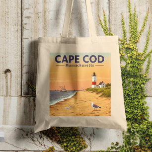Cape Cod Massachusetts Tote Bag
