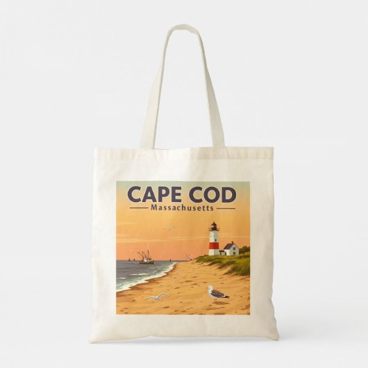  Cape Cod Massachusetts Tote Bag (Achterkant)