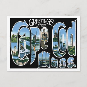 Cape Cod Massachusetts Travel America City Briefkaart