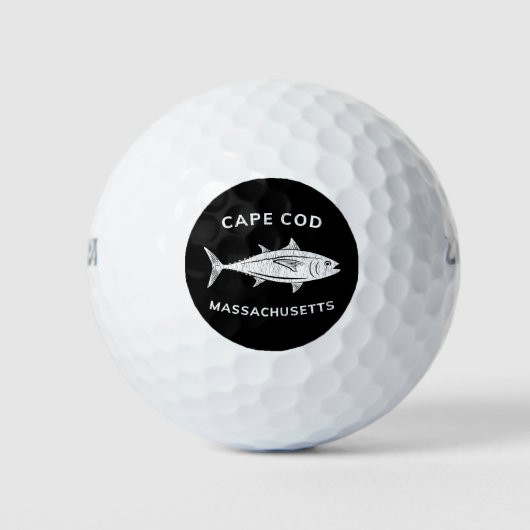 Cape Cod Massachusetts Tuna Golfballen (Voorkant)