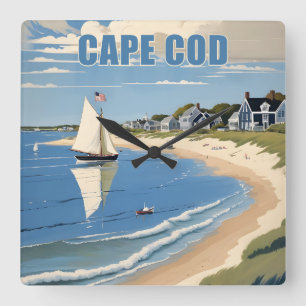 Cape Cod Massachusetts Vierkante Klok