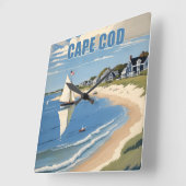 Cape Cod Massachusetts Vierkante Klok (Hoek)