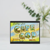 Cape Cod Massachusetts Vintage Ansichtkaart Briefkaart (Staand voorkant)
