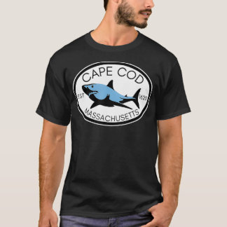 Cape Cod Massachusetts Vist Vissen Beach Boating T-shirt