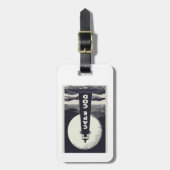 Cape Cod Massachusetts vuurtoren maan Bagagelabel (Voorkant verticaal)