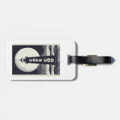 Cape Cod Massachusetts vuurtoren maan Bagagelabel (Achterkant horizontaal)