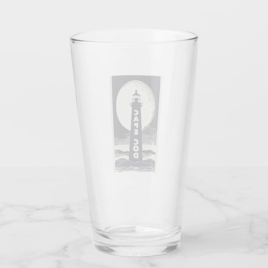 Cape Cod Massachusetts vuurtoren maan Glas (Achterkant)