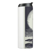 Cape Cod Massachusetts vuurtoren maan Thermosbeker (Gedraaid links)