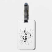 Cape Cod Massachusetts Whales Bagagelabel (Achterkant verticaal)