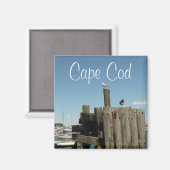 Cape Cod, Massachusetts Zonsondergang souvenir mag Magneet (Voorkant / Achterkant)