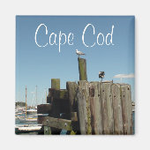 Cape Cod, Massachusetts Zonsondergang souvenir mag Magneet (Voorkant)