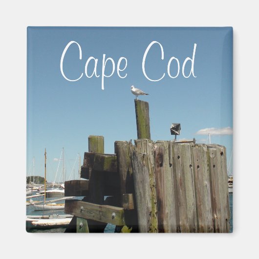 Cape Cod, Massachusetts Zonsondergang souvenir mag Magneet (Voorkant)