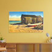 Cape Cod, MassachusettsView of a Lobster Shack Canvas Afdruk (Insitu (Woonkamer))