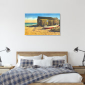 Cape Cod, MassachusettsView of a Lobster Shack Canvas Afdruk (Insitu (Slaapkamer))