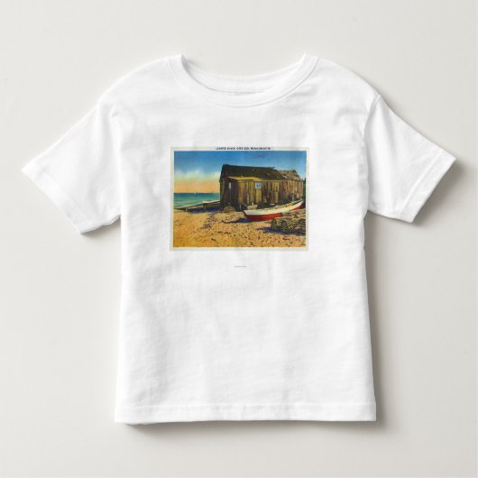 Cape Cod, MassachusettsView of a Lobster Shack Kinder Shirts (Voorkant)