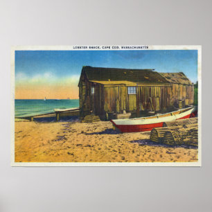 Cape Cod, MassachusettsView of a Lobster Shack Poster
