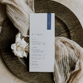 CAPE COD Modern Wedding Place Card Menu