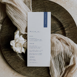 CAPE COD Modern Wedding Place Card Menu