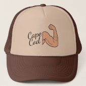 Cape Cod Muscle Trucker Hat Trucker Pet (Voorkant)