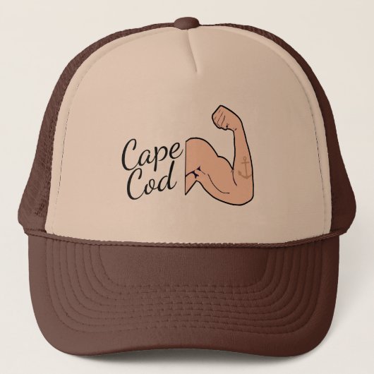 Cape Cod Muscle Trucker Hat Trucker Pet (Voorkant)